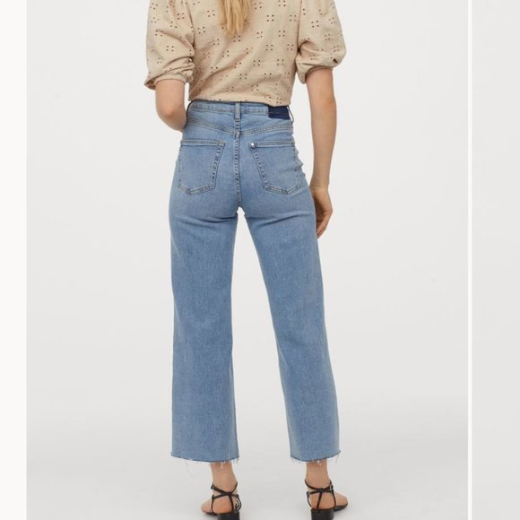 NWT - Wide High Ankle Jeans (H&M Conscious Line) - Picture 2 of 6